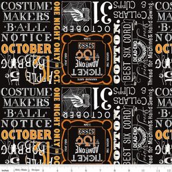 Ticket Text in Black
