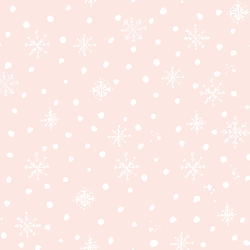 Soft Snowflakes in Blush