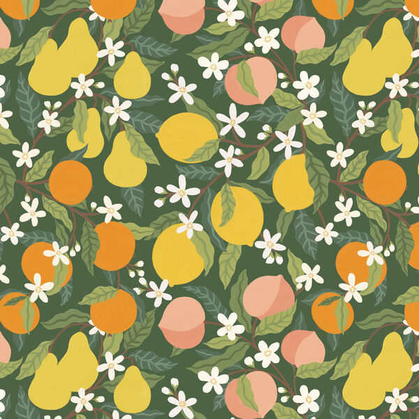 Packed Fruits in Dark Green