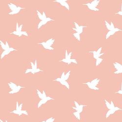 Hummingbird Silhouette in Petal