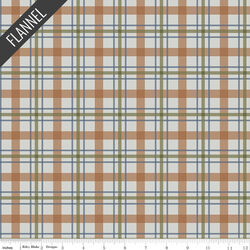 Cretaceous Plaid Flannel in Gray