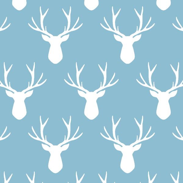 Stag Silhouette in Breeze