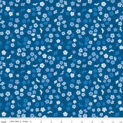 Flower Toss in Blue