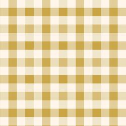 Gingham in Warm Gold