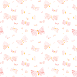 Spring Butterflies in White