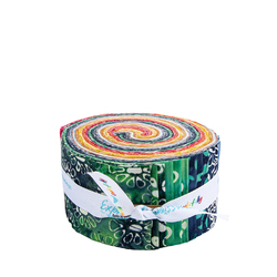 Expressions Batiks 2.5" Strip Roll in Whimsy Daisy