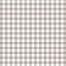 Small Buffalo Plaid in Taupe