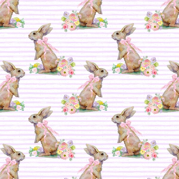 Little Striped Bunny Tales in Chrysanthemum