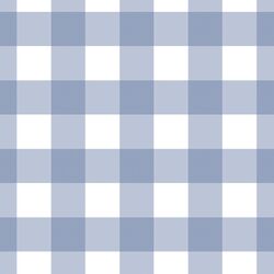 Large Gingham in Blueberry