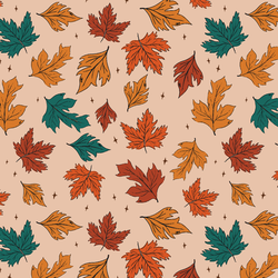 Fallen Leaves in October