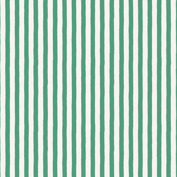 Large Striped Streamers in Emerald Green