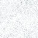 Paperie in Sunflower Blue on White