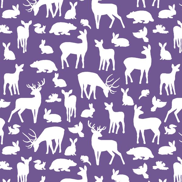 Forest Friends in Ultra Violet