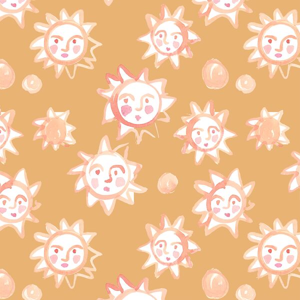 Sun Goddess in Golden Desert