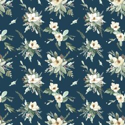 Small Magnolia Pines in Solstice Blue