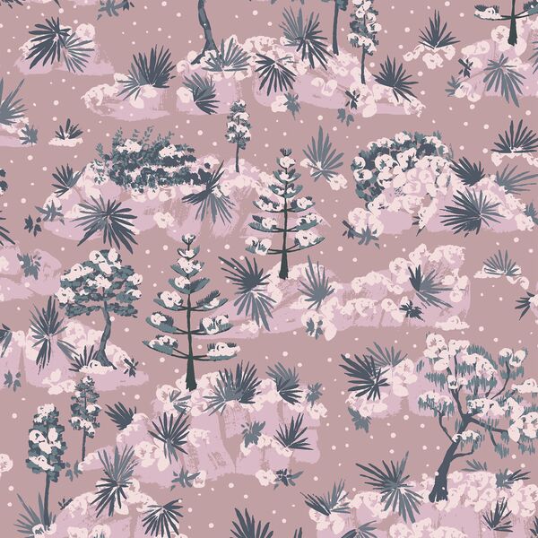 Frosted Forest in Light Plum