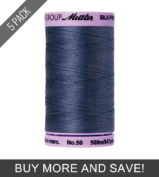 Blue Shadow (9104-0311) - Silk Finish Cotton 50wt - 547 Yards (5 Pack)
