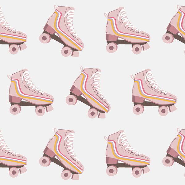 Roller Skates in Glowing