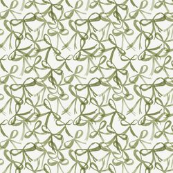 Ribbon Bows in Olive on Alpine