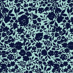 Tonal Floral in Cool Breeze