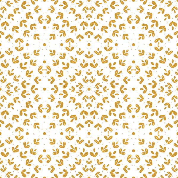 Leaf Medallion in Gold