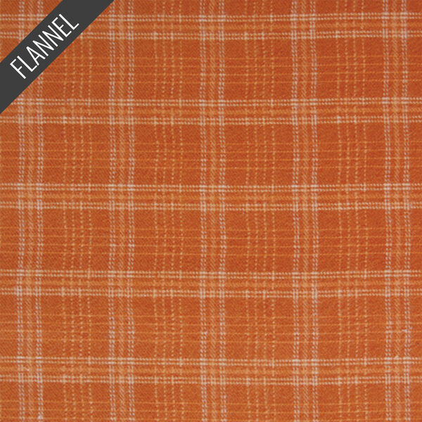 Crosshatch Plaid Flannel in Spice