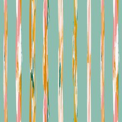 Vintage Stripe in Aqua Glass