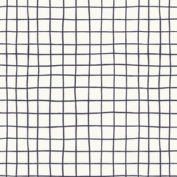 Pool Grid in Maritime Navy on Cream