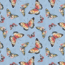 Butterfly Toss in Blue