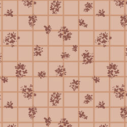 Ditsy Check in Soft Brown