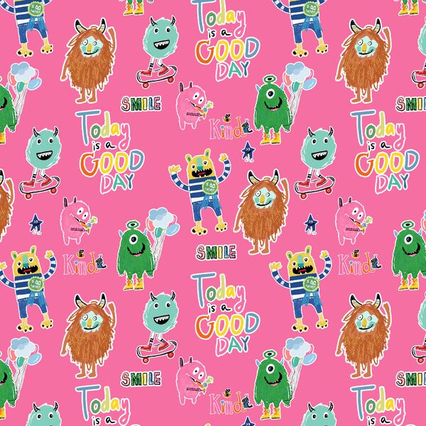 Little Monsters Quotes in Pink