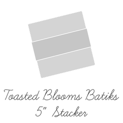 Expressions Batiks 5" Square Pack in Toasted Blooms
