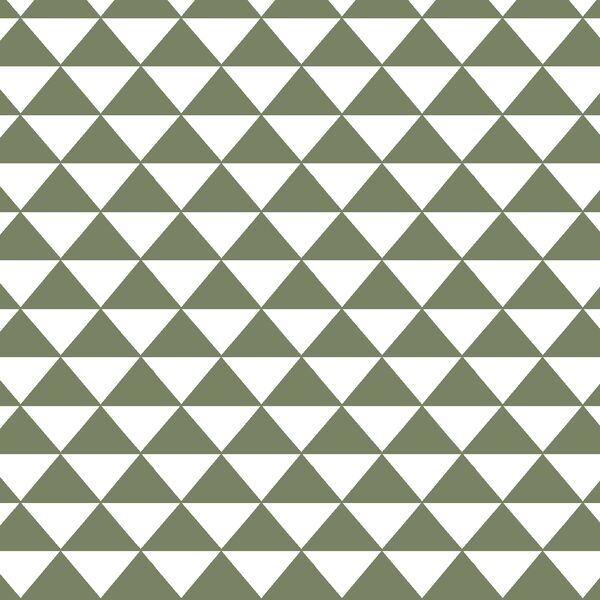 Triangle Mosaic in Olive