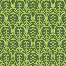 Fiddlehead Leaves in Lime on Kale