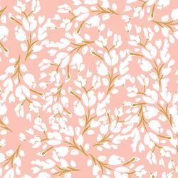 Large Frost Floral in Blush Rose
