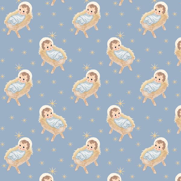 Child is Born in Starry Blue