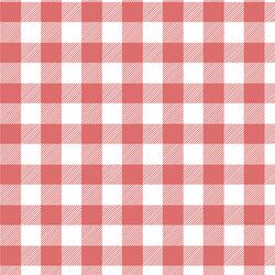 Medium Buffalo Plaid in Poppy