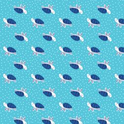 Sea Turtles in Pacific Blue