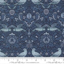 Birds Damask in Twilight