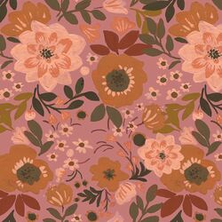 Large Lisa Floral in Autumn Rose