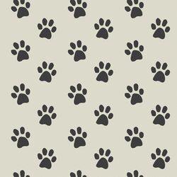 Pawprints in French Gray