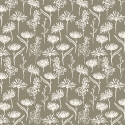 Fall Blooms in Khaki