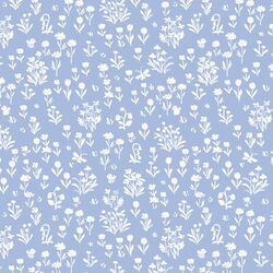 Garden Silhouette in Pond Blue