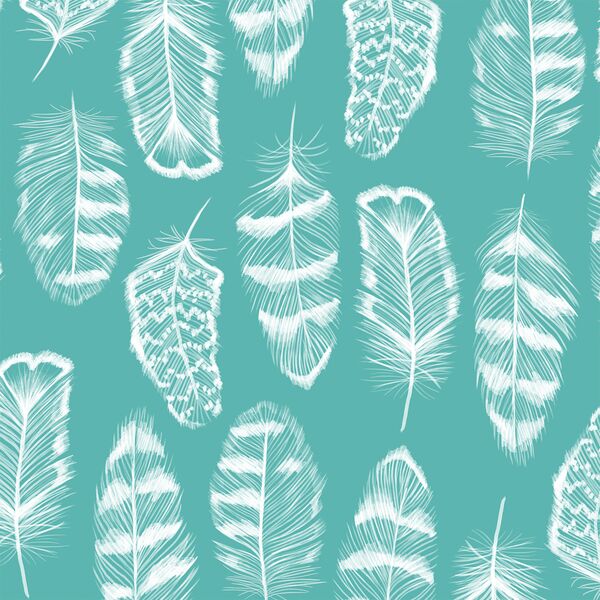 Plume in Seafoam