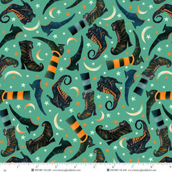 Witch Boots in Turquoise
