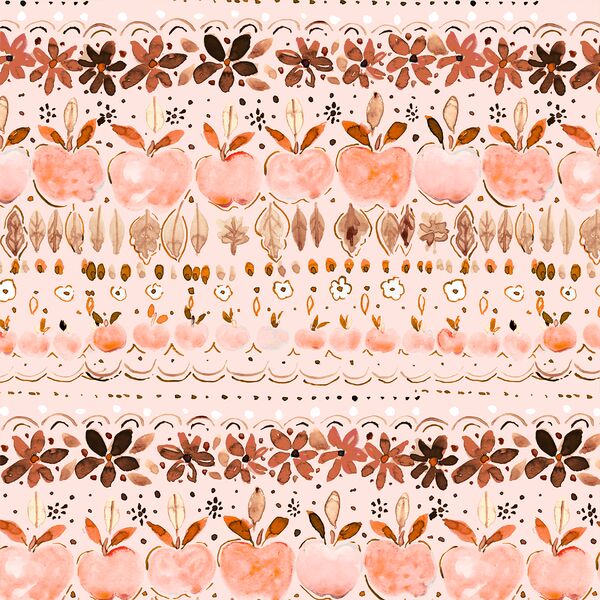 Autumn Stripe in Blush Pink