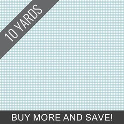 1/8" Gingham in Aqua - 10 Yard Bolt