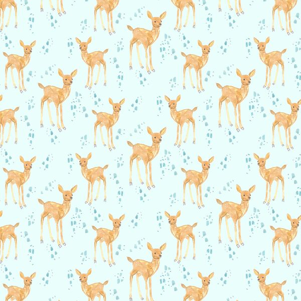 April Fawn in Aqua Sky