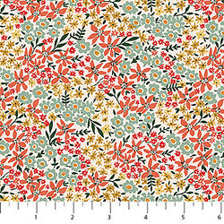 Calico in Red Multi