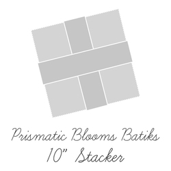 Expressions Batiks 10" Square Pack in Prismatic Blooms